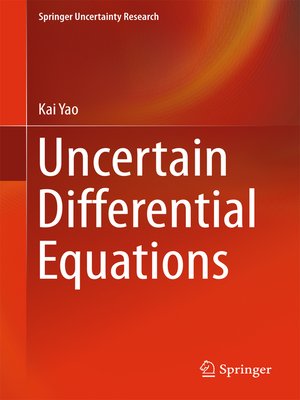 cover image of Uncertain Differential Equations